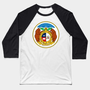 Missouri Coat of Arms Baseball T-Shirt